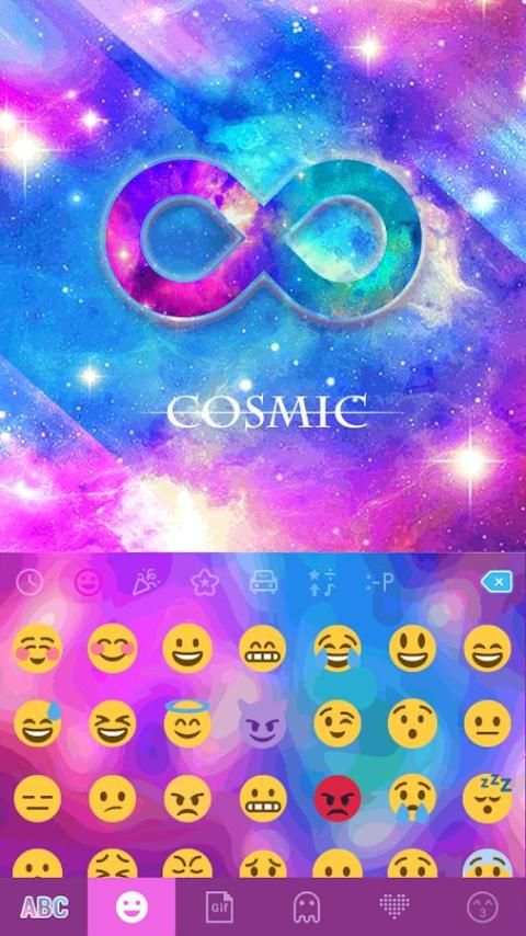Cosmic Star Emoji KikaKeyboard screenshot 6
