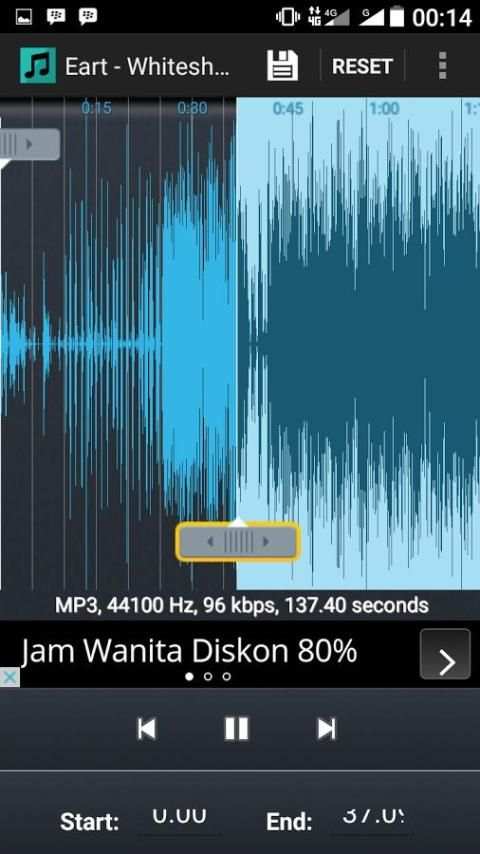 x-music cutter+ringtone maker 3 تصوير الشاشة