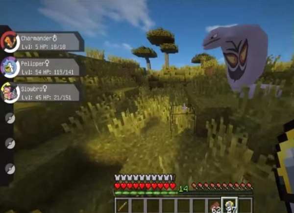 Mod Pixelmon go for minecraft 4 تصوير الشاشة