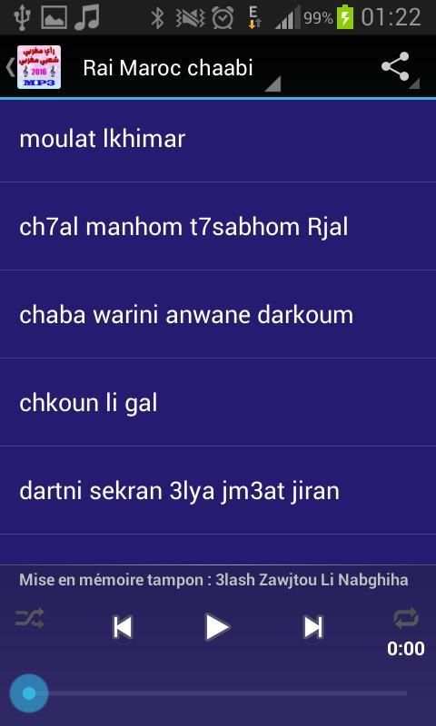 Rai Maroc chaabi 2016 screenshot 2
