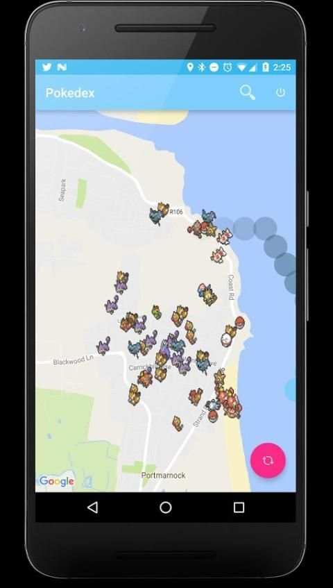 Sonar - A Map for Pokemon Go स्क्रीनशॉट 1