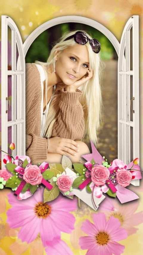 Flowers Photo Frames स्क्रीनशॉट 8