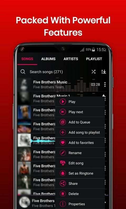 Mp3 Player 6 تصوير الشاشة