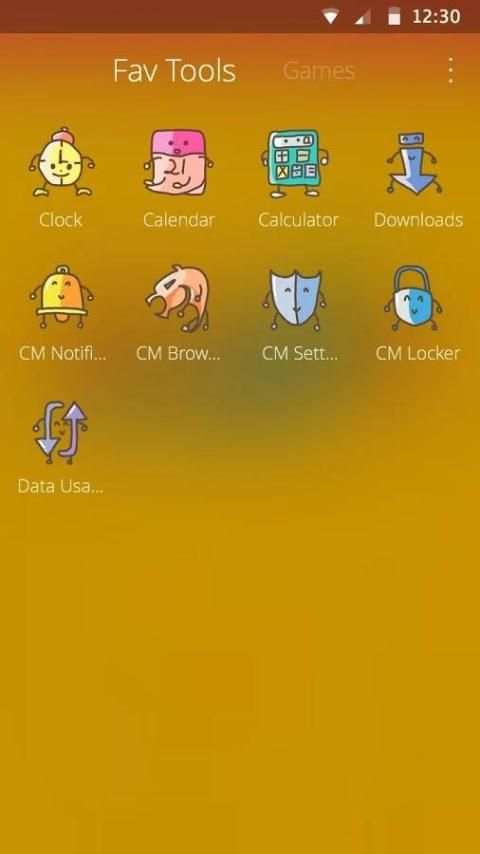 CM Doodles Theme स्क्रीनशॉट 2