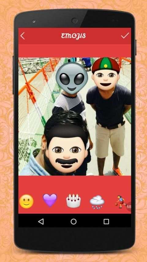 Emoji Photo Stickers 2 تصوير الشاشة