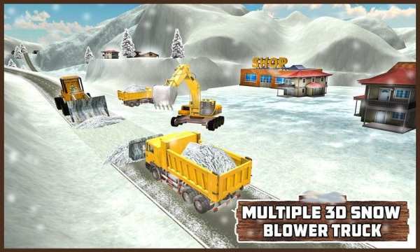 Snow Blower Truck Sim 3D screenshot 13