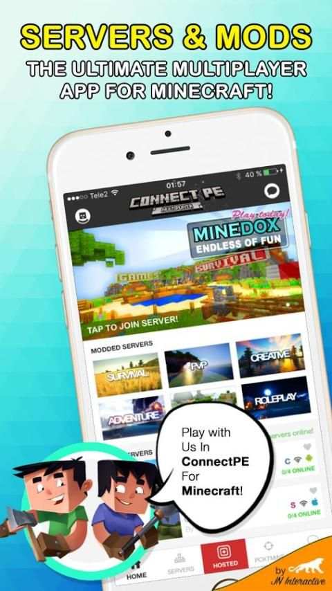 Multiplayer PE For Minecraft 5 تصوير الشاشة