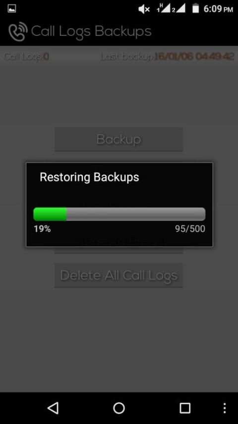 Contacts Backup & Restore screenshot 1