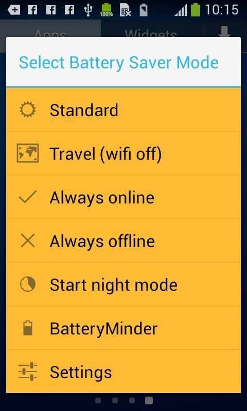 Battery Saver 1 تصوير الشاشة