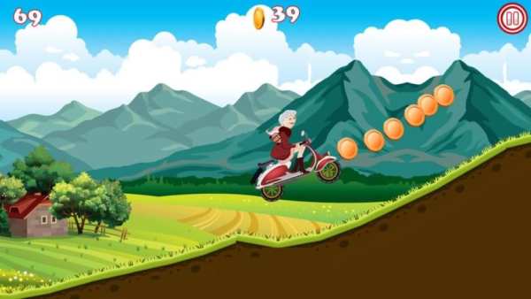Granny Fun Hill Climb Race screenshot 1