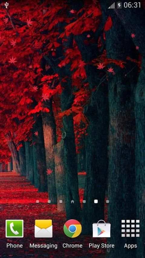 Red Leaves Live WallPaper screenshot 8