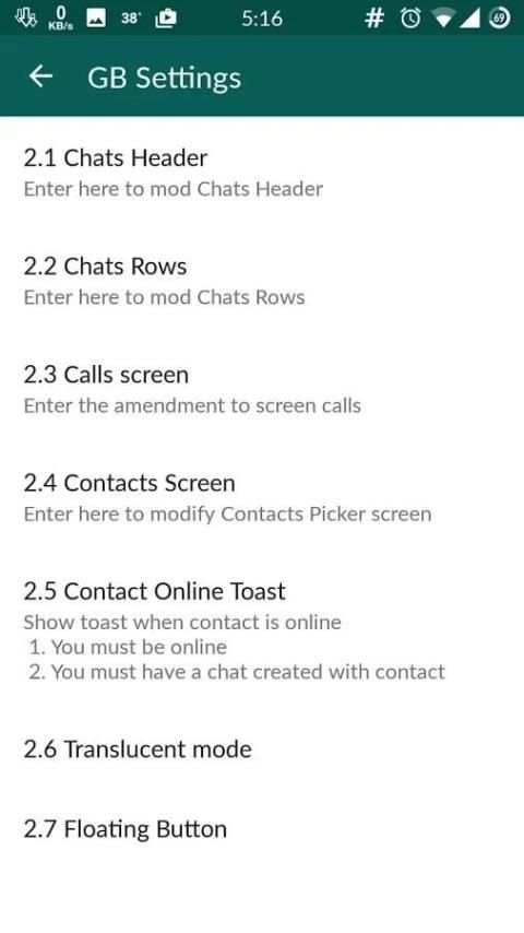 GBWhatsapp Official screenshot 3