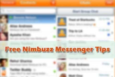 Gratis Tips Nimbuzz Messenger screenshot 1