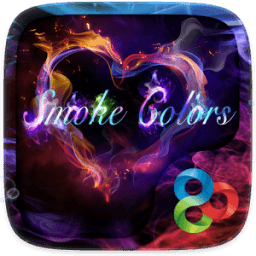 ikon Smoke Colors GO Launcher Theme