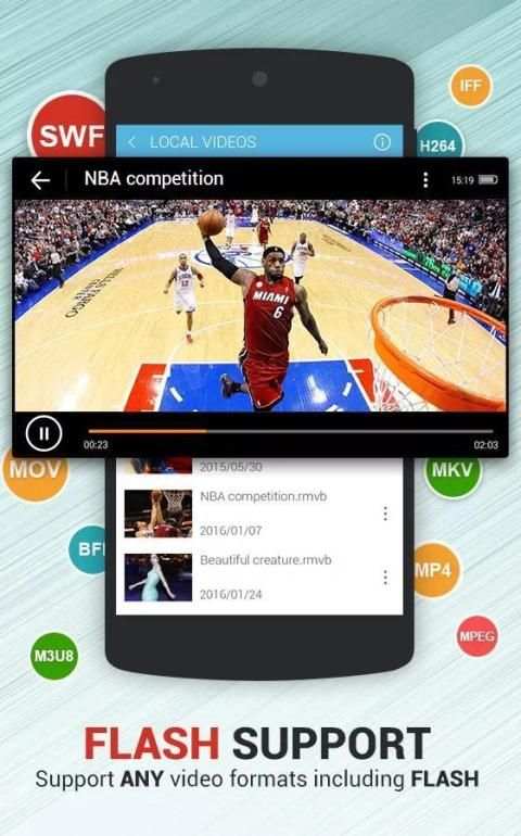 Dolphin Video - Flash Player 6 تصوير الشاشة