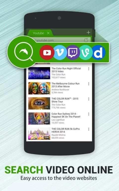 Dolphin Video - Flash Player 5 تصوير الشاشة