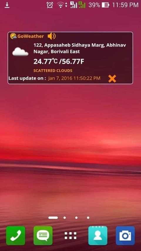 GoWeather screenshot 1