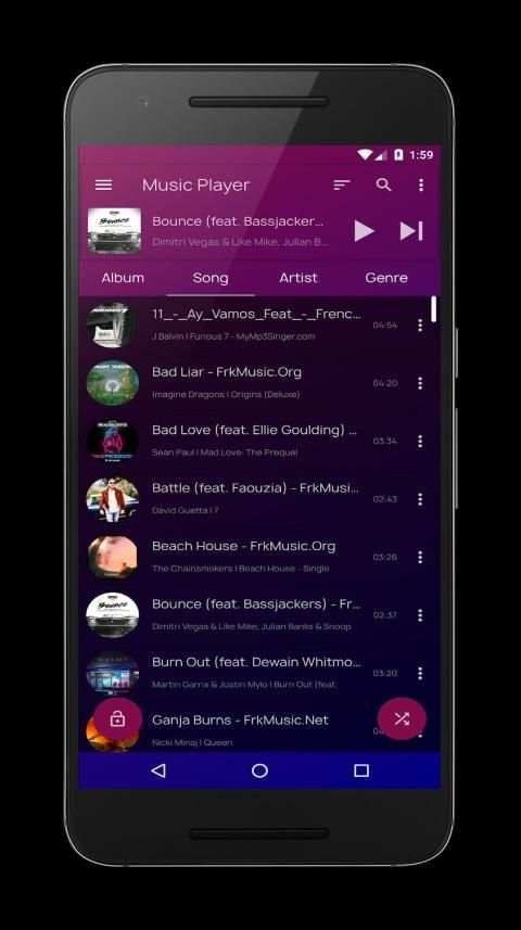 Music Player स्क्रीनशॉट 1