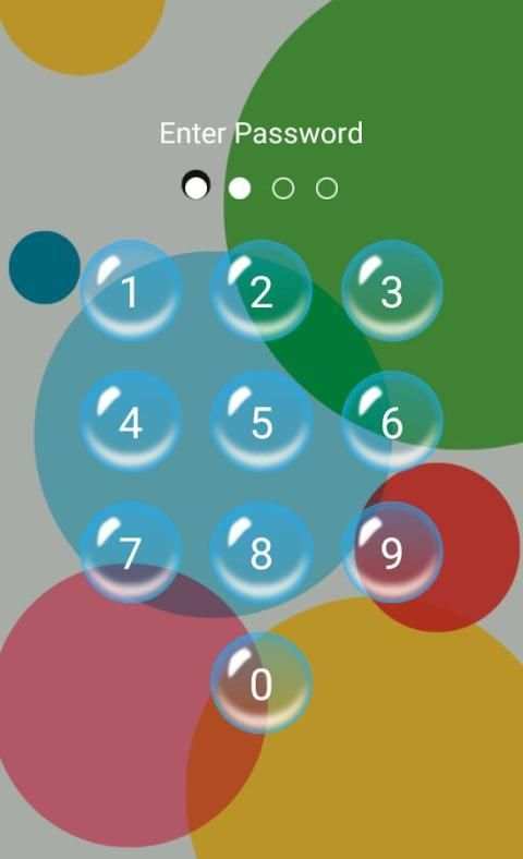 Bubble Photo Lock Screen screenshot 5