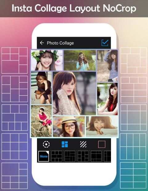 Insta Collage Layout Editor screenshot 1