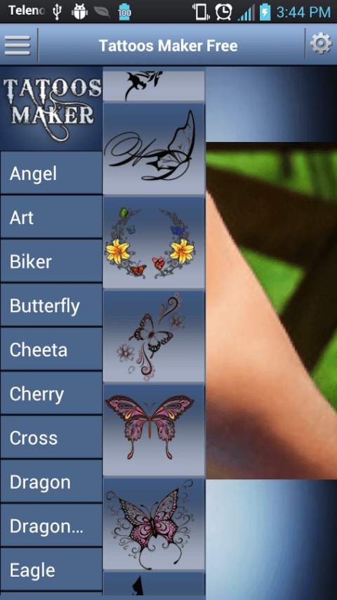 Pembuat Tato Gratis screenshot 4