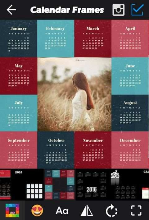Calendar Frames 2016 2 تصوير الشاشة