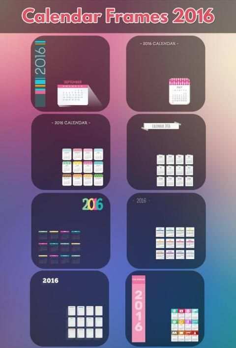 Calendar Frames 2016 7 تصوير الشاشة