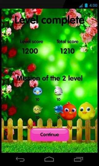 Bubble Shooter Birds स्क्रीनशॉट 1