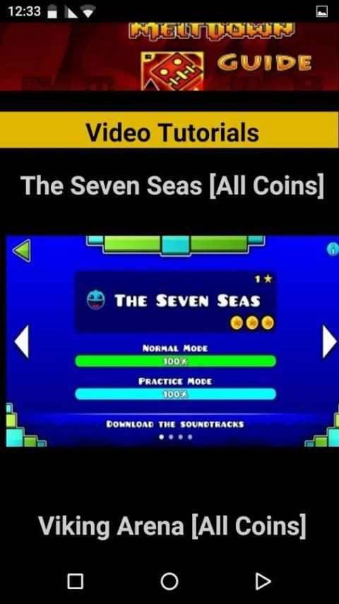 Guide Geometry Dash Meltdown screenshot 1