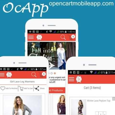 Opencart Mobile App स्क्रीनशॉट 1