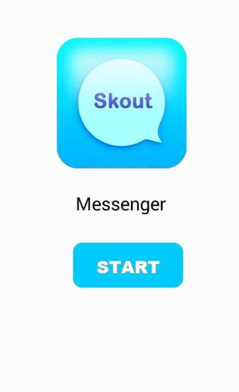 Messenger chat and Skout talk screenshot 1