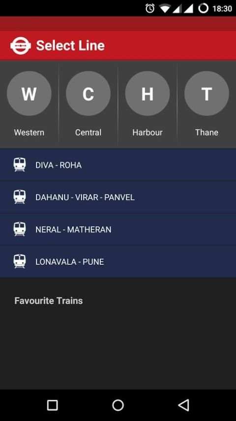 Mumbai Local Train Timetable 2 تصوير الشاشة