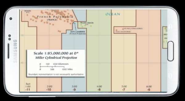 World Map Time Zone скриншот 4
