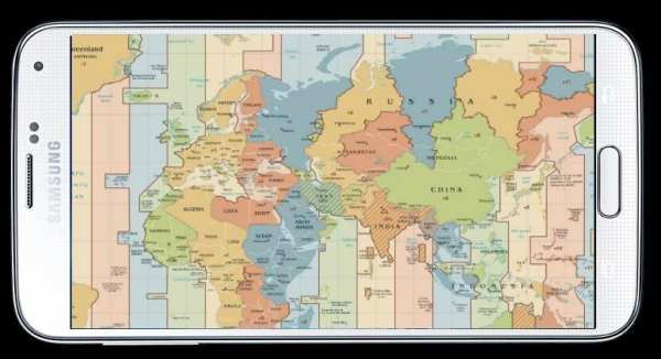 World Map Time Zone скриншот 2