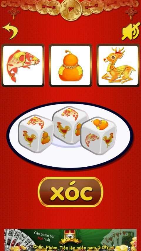 Bầu cua tôm cá 2015 screenshot 2