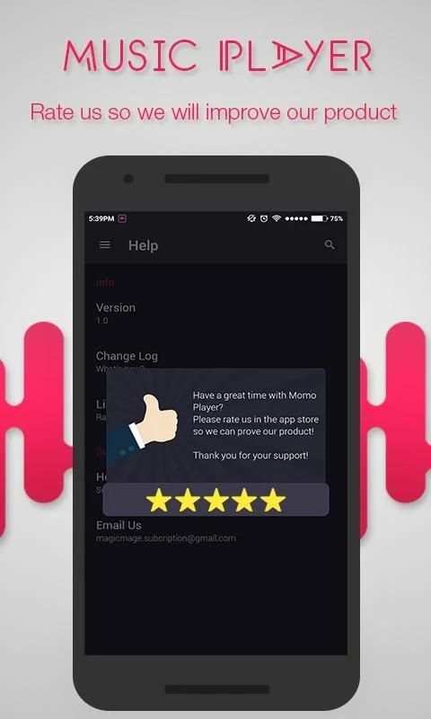 Momo Music Player screenshot 2