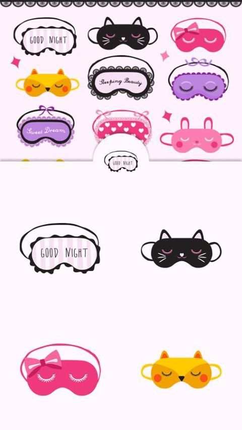 Face Mask Makeup, Sleep Emoji 7 تصوير الشاشة