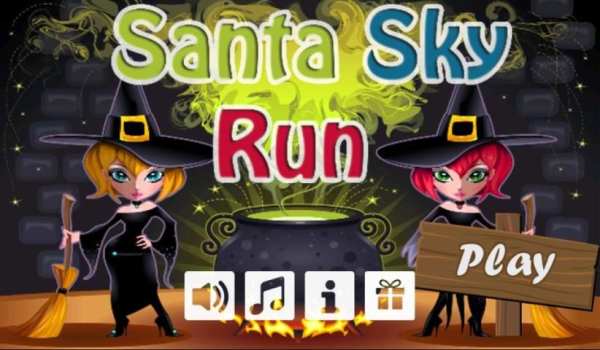 Santa Sky Run скриншот 1