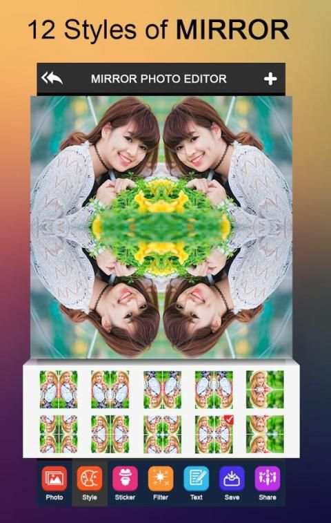 Mirror Photo Editor 2 تصوير الشاشة