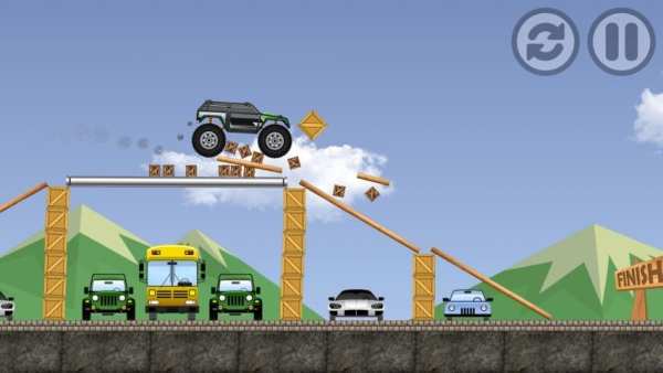 Monster Truck 3D 2 تصوير الشاشة