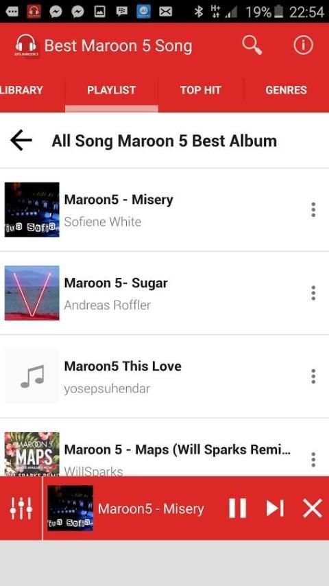 Song Maroon 5 Best Album screenshot 3