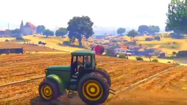 Farming Tractor Driving Game स्क्रीनशॉट 1