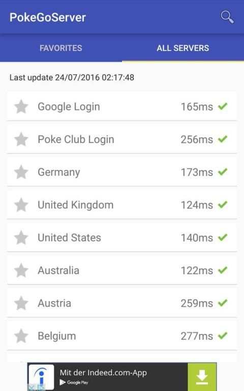 Poke Server Status स्क्रीनशॉट 2