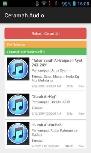 Ceramah Audio screenshot 4