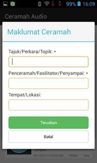 Ceramah Audio screenshot 2
