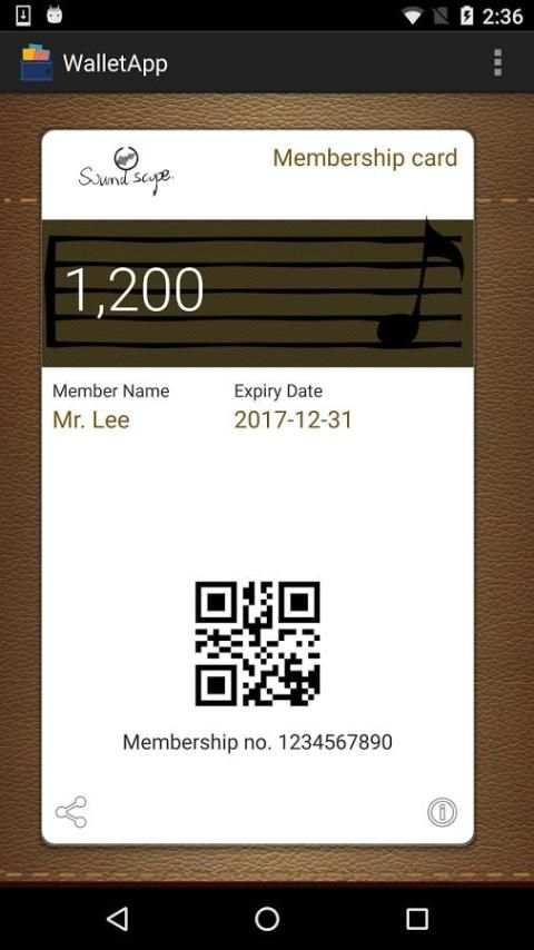 WalletApp screenshot 2