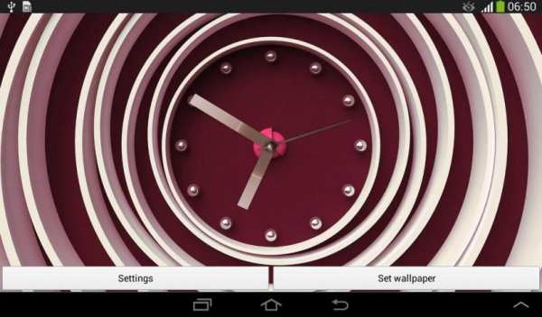 Clock Wallpaper Live скриншот 1