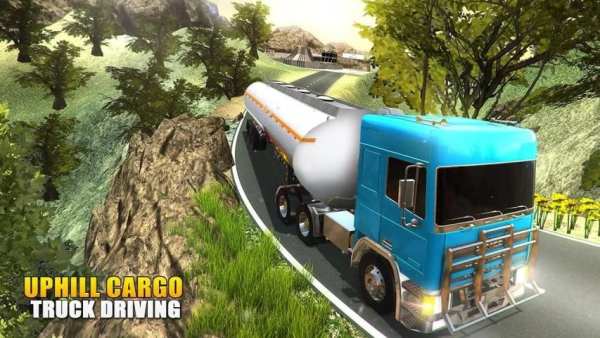 Uphill Cargo Truck Driving Sim screenshot 14