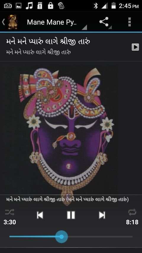 Shrinathji Aarti Bhajan Audio screenshot 4