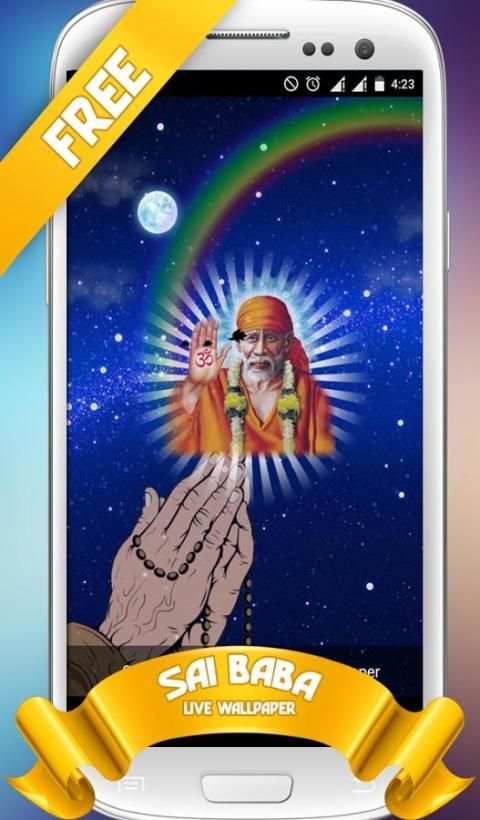 Sai Baba Live Wallpaper स्क्रीनशॉट 3